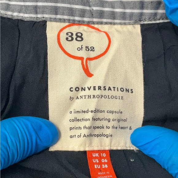 Anthropologie Silver Pleated A-Line Skirt Cocktail - Picture 3 of 4